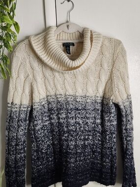 Lauren Ralph Lauren Cable-Knit Turtleneck Sweater✨️